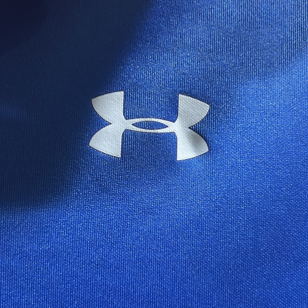 Like New! Under Armour heatgear Polo shirt short sleeves logo size youth large - Picture 5 of 9